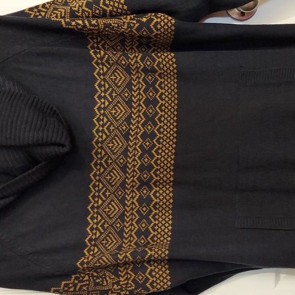 Lusciously Warm Cowl Necked Sweater Dress - Picture 2 of 6